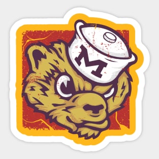 Michigan Wolverines old style Sticker